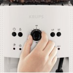 Krups EA810570 Αυτόματη Μηχανή Espresso 1450W Πίεσης 15bar με Μύλο Άλεσης Λευκή